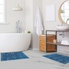 Non-Slip Machine Washable Solid Cotton 2 Piece Bathroom Rug Set by Blue Nile Mills - 2 of 4