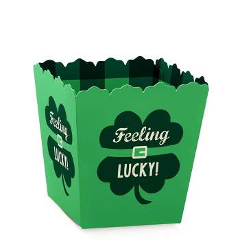 Big Dot of Happiness St. Patrick's Day - Party Mini Favor Boxes - Saint Paddy's Day Treat Candy Boxes - Set of 12