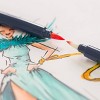 Faber-Castell Goldfaber Sketch Markers Fashion: 6-Piece Art & Craft Tool Set with Waterbrush, Multicolored, Plastic Material - 4 of 4
