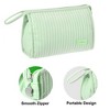 Unique Bargains PU Leather Makeup Bag Large Makeup Bag Make Up Brush Organizer Bag Toiletry Bag for Women 1 Pcs - 3 of 4