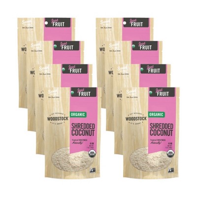 Woodstock Organic Shredded Coconut - Case of 8/7 oz