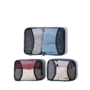 baggallini 2 Medium / 1 Large Compression Packing Cubes Travel Set - 1 of 4