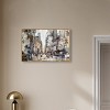 Art Remedy In the City Minimalist collage style wall art Framed - 2 of 4