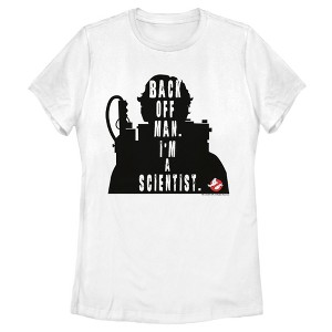 Women's Ghostbusters Venkman Black Silhouette T-Shirt - 1 of 4