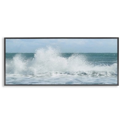 Stupell Industries Ocean Waves Crashing Foam Splash, 24" x 10"