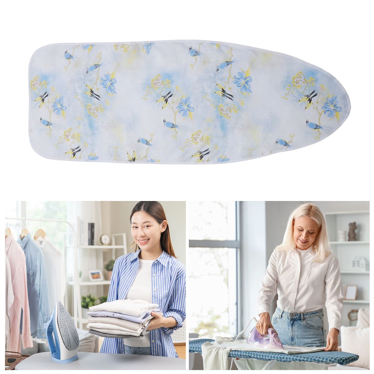 Unique Bargains Durable Pattern Design Ironing Board Cover 1 Pc - thumbnail 10