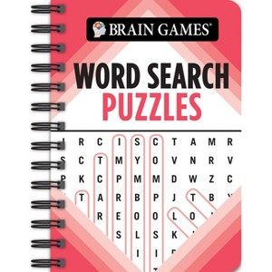 Brain Games - To Go - Word Search Puzzles (Red) - by  Publications International Ltd & Brain Games (Spiral Bound) - 1 of 1
