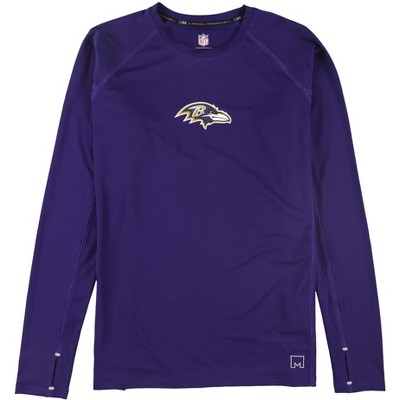 G-III Sports Mens Baltimore Ravens Perforated Graphic T-Shirt