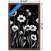 Trends International Episodic Drawing - Midnight Golden Waves Framed Wall Poster Prints - 3 of 4