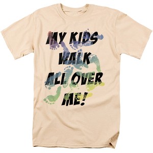 Men's Father's Day My Kids Walk All Over Me T-Shirt - 1 of 4