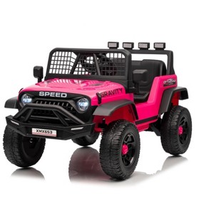 Nasitip Kids Electric Ride On Truck with Remote Control Ride On Toy for Toddler Boys & Girls Bluetooth Music Player LED Lights - 1 of 4