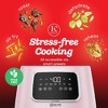 Kitchen Elite 5.5 Qt. Digital Air Fryer, Countertop Cooker with LED Screen, Pink - 4 of 4