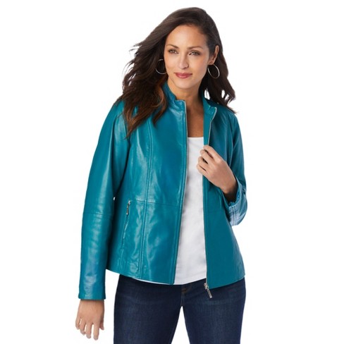 Target womens sale leather jacket