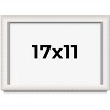 PosterPalooza | Shadow Box 1.5" Depth Silver Picture Frame - UV Acrylic, Backing Board, Hanging Hardware - 2 of 4