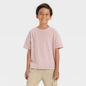 Boys' Short Sleeve Oversized Fit T-Shirt - Cat & Jack™ - 1 of 3
