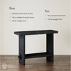 Nathan James Set of 2 Virgo Wood Console Table Black - 3 of 4