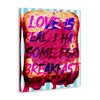 Stupell Industries Love Is Real Breakfast, 48" x 36" - 3 of 4