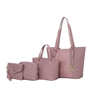 MKF Collection Lippa Tote Crocodile Embossed Vegan Leather Women’s Bag Purse Set by Mia K - 1 of 4