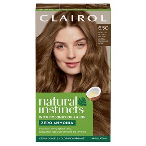 Natural Instincts Clairol Demi-Permanent Hair Color Cream Kit - Brown - 1 of 4