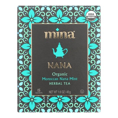 Mina Mint Moroccan Nana Tea - Case of 6/15 Bags