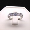 Scarlet Anniversary Band Ring Cz Sterling Silver Womens Ginger Lyne Collection 10 - 4 of 4