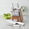 Cuisinart Classic 15pc Stainless Steel White Triple Rivet Cutlery Block Set  - C77wtr-15p : Target