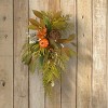 26" Harvest Wall Flower Swag - 2 of 4