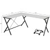 NicBex L Shaped Desk Home Office Desks Morden Executive Desk Office Home Desk with 1 Flexible Computer Holder for Study - 2 of 4