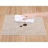 REGALWOVEN Kitchen Dining Table Washable Heat-Resistant Wipeable PVC Placemats 8 Pcs - 3 of 4