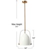 Storied Home Zelda - 2-Tone Metal Ceiling Light - 2 of 4