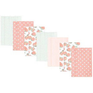 Luvable Friends Hudson Baby Flannel Burp Cloths 7pk Set - 1 of 2