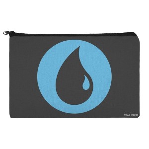 Magic The Gathering Blue Mana Symbol Makeup Cosmetic Bag Organizer Pouch - 1 of 4