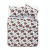 Kate Aurora Holiday Living 3 Piece Christmas Poinsettia Quilt Blanket Set - 2 of 2