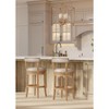 Maven Lane Alexander Swivel Vegan Leather Bar Height Bar Stool - 3 of 4
