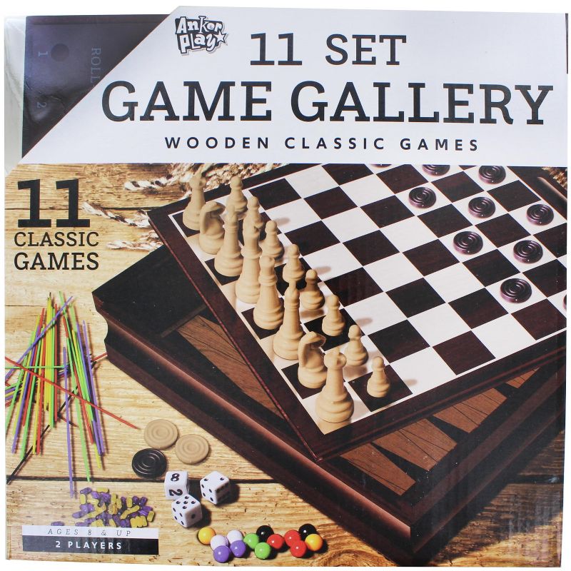 Anker Play Family Game Gallery | 11 Wooden Classic 2-Player Games, 2 of 3