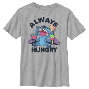 Boy's Lilo & Stitch Always Hungry Stitch T-Shirt - 1 of 4