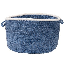 Colonial Mills Silhouette Utility Basket, 18 by 12-Inch, Blue Ice - 1 of 1