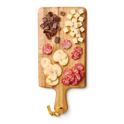 Charcuterie Bites Milano Nuggets Mild Provolone Cubes Dark Chocolate Chunks Round Crackers - 6.5oz - Good & Gather™