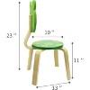 iPlay, iLearn 10 Inch Kids Solid Hard Wood Animal Chair - 3 of 3