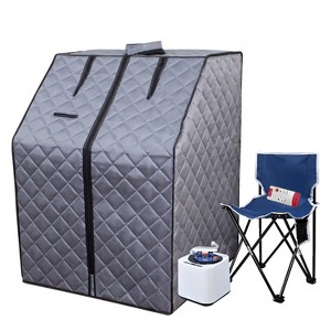 Vynxaria Portable Sauna for Home - Steam Sauna Tent, Personal Sauna - Sauna Heater, Tent, Chair, Remote Included for Home Sauna - 1 of 4