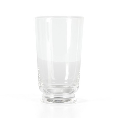 Clear 18 Oz Handmade Glass Tumbler Set of Four