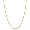Black Bow Jewelry 3mm, 14k Yellow Gold, D/C Quadruple Rope Chain Necklace - 3 of 4