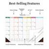 TF Publishing 22.5"x17.5" 2026 Rainbow Blocks Large Desk Pad Monthly Blotter Calendar - 3 of 4