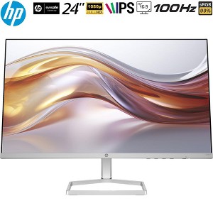 Hewlett Packard 524sf Series 5 24" FHD IPS Monitor- Black/Silver (Refurbished) - 1 of 4