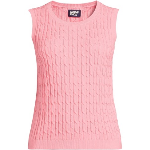 Loft Womens NWT Pink Sleeveless Knit Sweater Tank Top Size Small