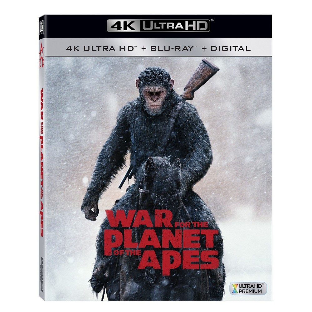 War For The Planet Of The Apes (4K/UHD + Blu-ray + Digital) was $24.99 now $15.0 (40.0% off)