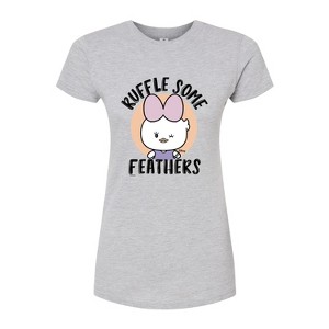 Women's - Disney - Ruffle Some Feathers Fitted Graphic T-Shirt - 1 of 3