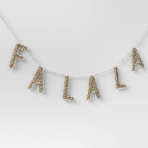 72" Christmas "Falala" Garland Champagne Gold - Wondershop™ - 1 of 3