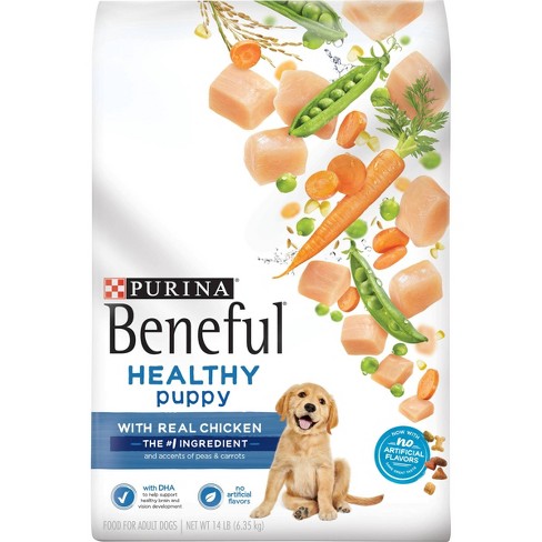 Purina Beneful Healthy Puppy Chicken Dry Dog Food : Target