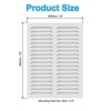 Unique Bargains Aluminum Alloy Durable Corrosion-Resistant Vent Covers - 2 of 4